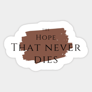 HOPE ( CHRISTIAN) Sticker